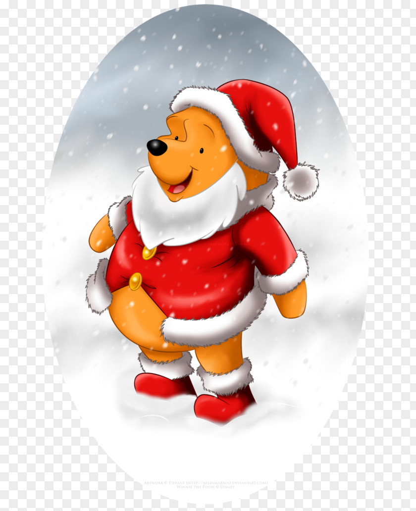 Pooh Winnie The Piglet Tigger Santa Claus Eeyore PNG