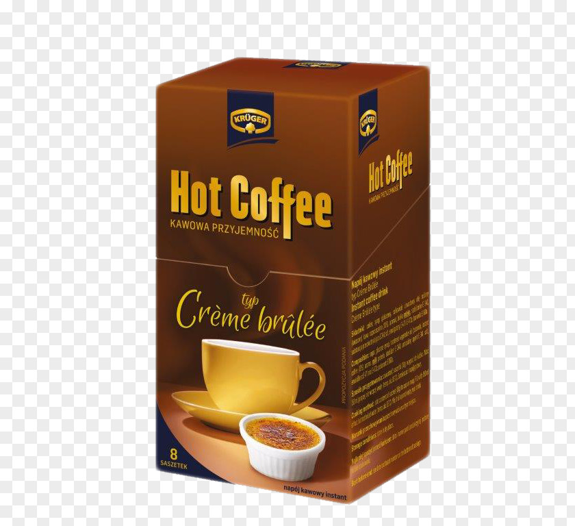 Creme Brulee Instant Coffee Ristretto Espresso Latte PNG