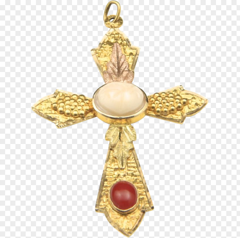 Gold Crucifix Charms & Pendants Cross Necklace PNG
