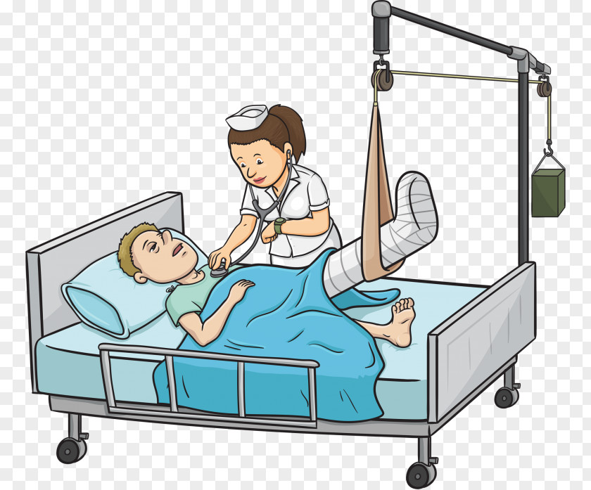 Hospital Patient Nursing Health Care Traction PNG