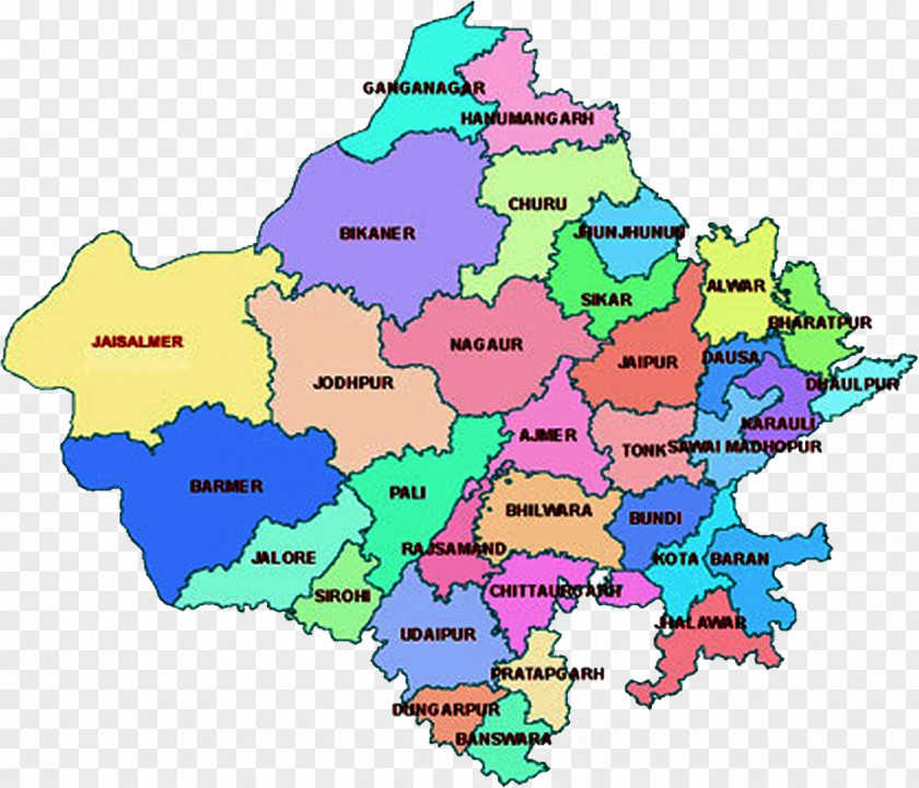 Map Of India Jaipur Bikaner Udaipur Jodhpur PNG