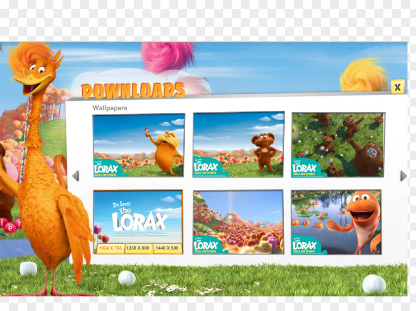 The Lorax Advertising Fauna Ecosystem Picture Frames PNG