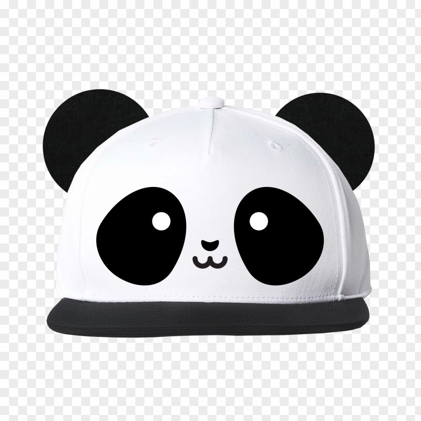 Whistle T-shirt Giant Panda Baseball Cap Hat PNG