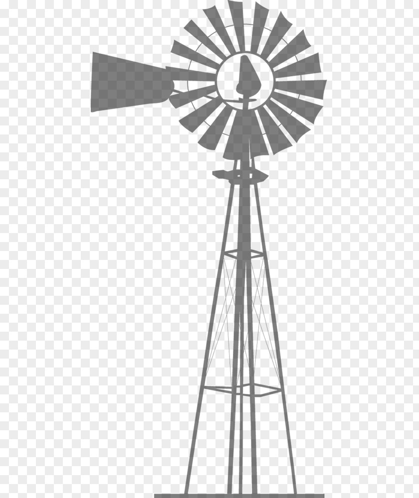 Windmill Wind Farm Silhouette Turbine PNG