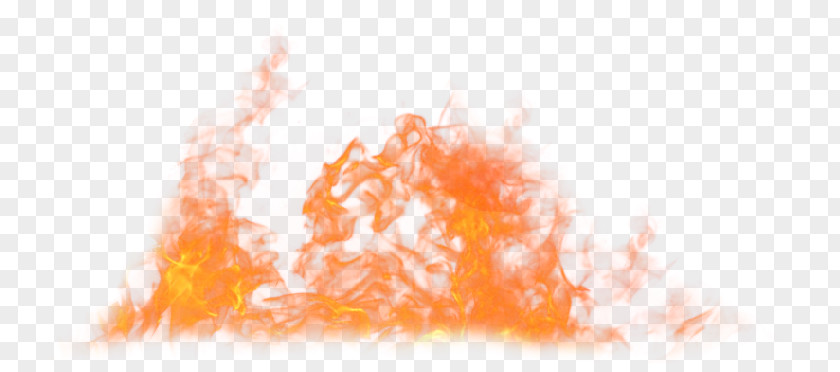 Cartoon Orange Red Fire Rendering PNG