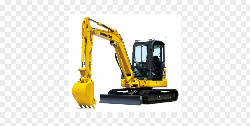 Compact Excavator Komatsu Limited Crawler Heavy Machinery PNG