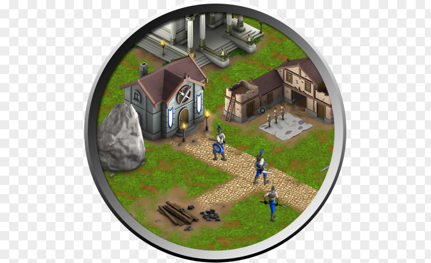 Medieval Village Biome Video Game PNG