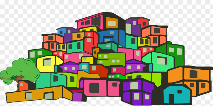 Rocinha Favela Slum Clip Art PNG