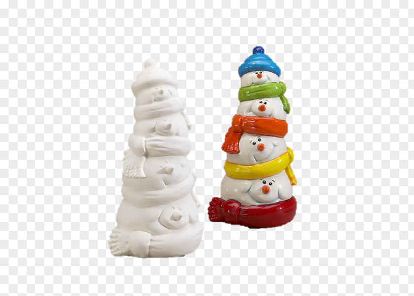 Snow Pile Christmas Ornament Tree Figurine PNG