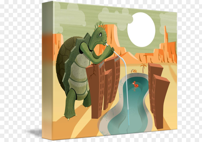 Tortoide Vertebrate Cartoon Gallery Wrap PNG
