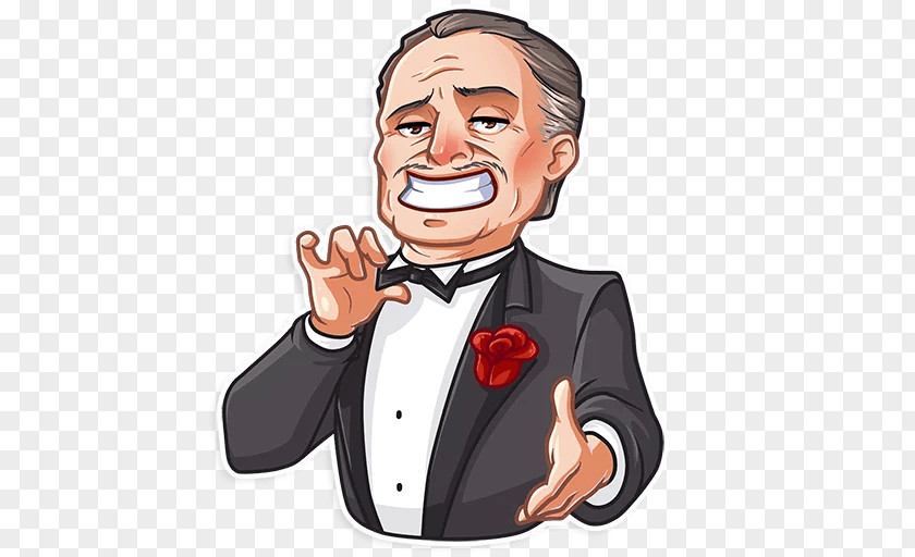 Don Corleone Vito The Godfather Michael Sticker PNG