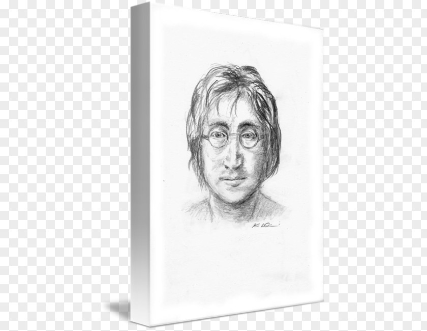 John Lennon Jaw Figure Drawing Picture Frames Sketch PNG