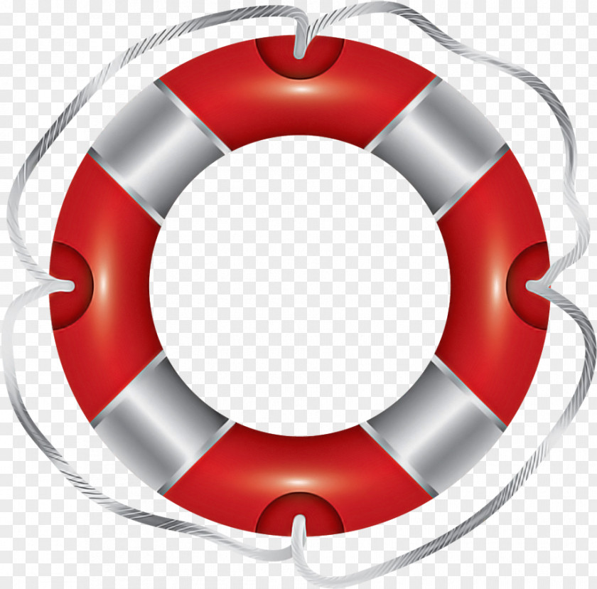 Red Lifebuoy Circle Lifejacket Ornament PNG