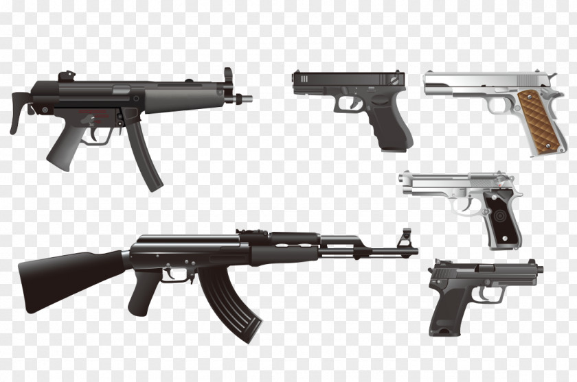 Gun Collection Firearm Pistol Weapon Handgun PNG