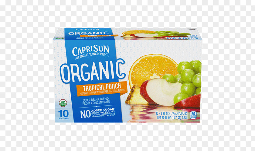 Juice Organic Food Punch Lemonade Capri Sun PNG