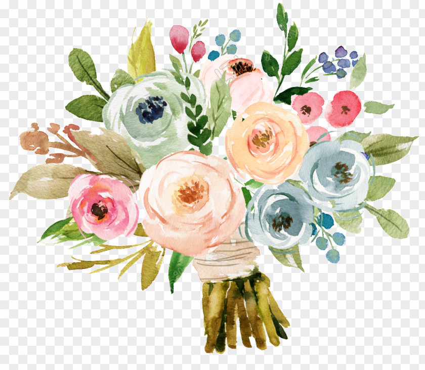 Painting Flower Bouquet Floral Design Art Canvas PNG