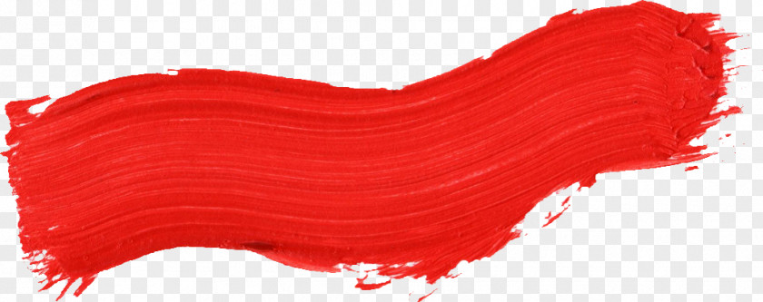 Red Brush Paintbrush Painting PNG