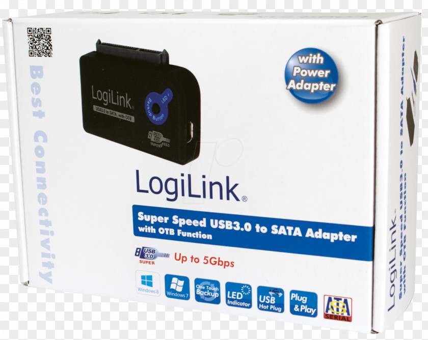 USB Serial ATA Adapter Parallel 3.0 PNG
