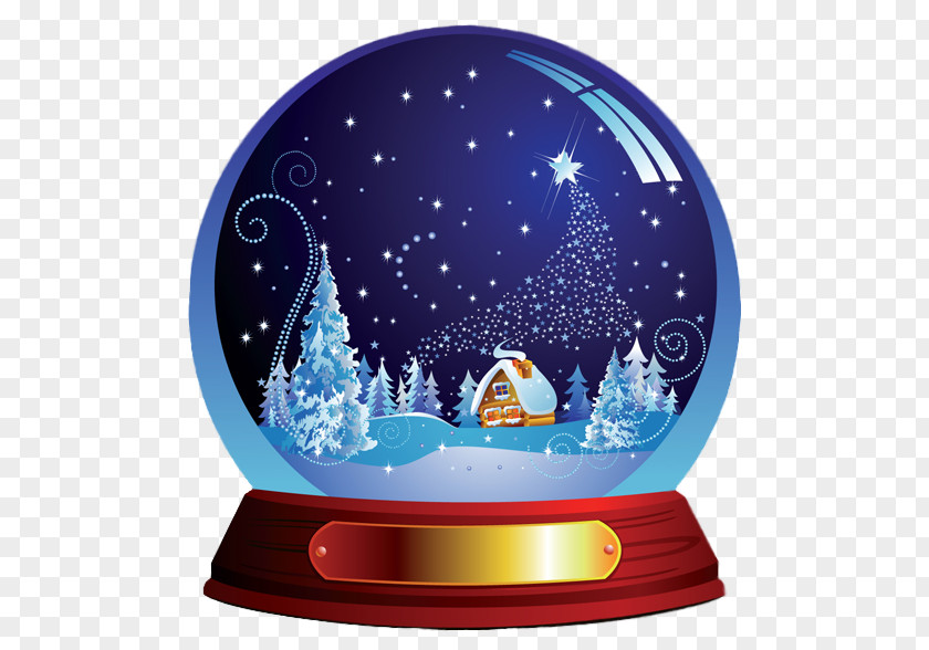 Dark Blue Christmas Snowglobe Clipart Amazon.com Santa Claus Snow Globe Holiday PNG