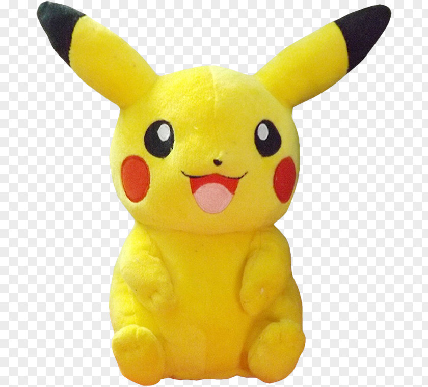 Pikachu Stuffed Animals & Cuddly Toys Pokémon Plush PNG