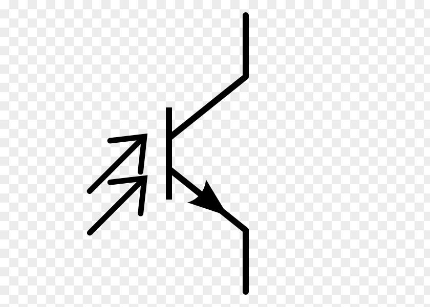 Symbol Electronic Phototransistor Circuit Electronics PNG