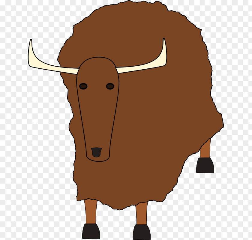 Yak Domestic Clip Art PNG