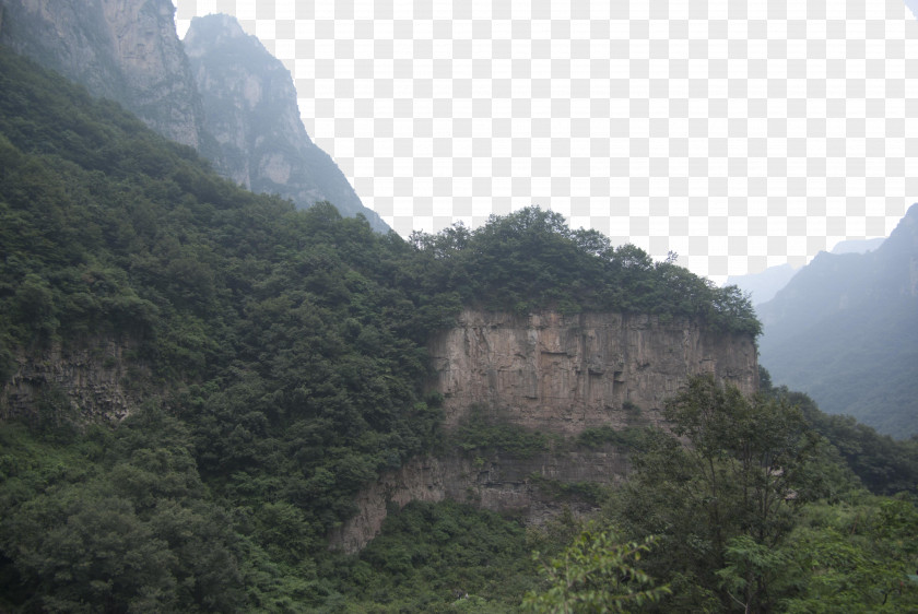Yuntai Mountain Scenic Area Lai Color Mount Scenery Tourism PNG