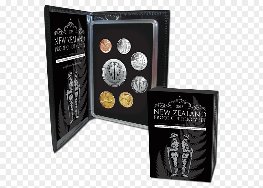 Australia New Zealand Proof Coinage Commemorative Coin PNG