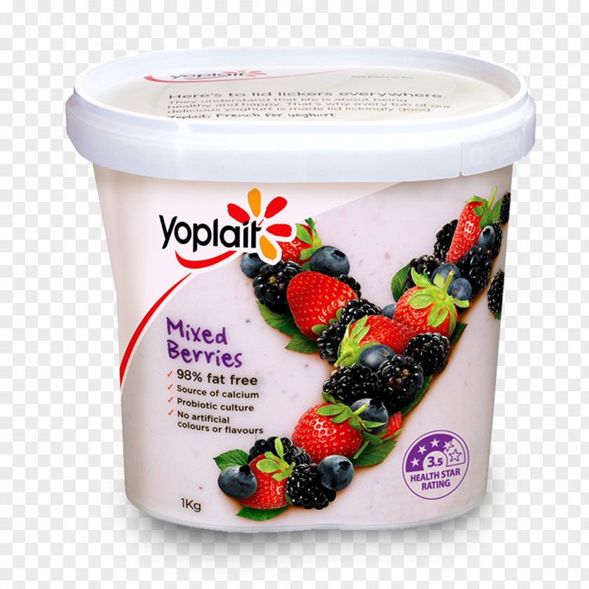Berry Yoplait Cream Yoghurt Frozen Yogurt PNG