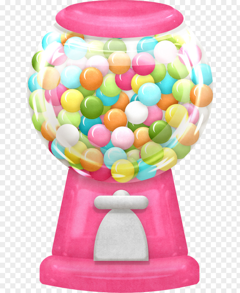Chewing Gum Bubble Gumball Machine Candy Clip Art PNG
