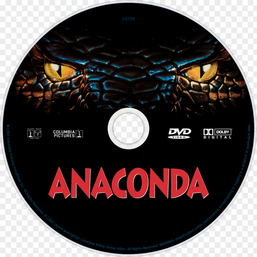 Cover Dvd Anaconda Film Poster Streaming Media PNG