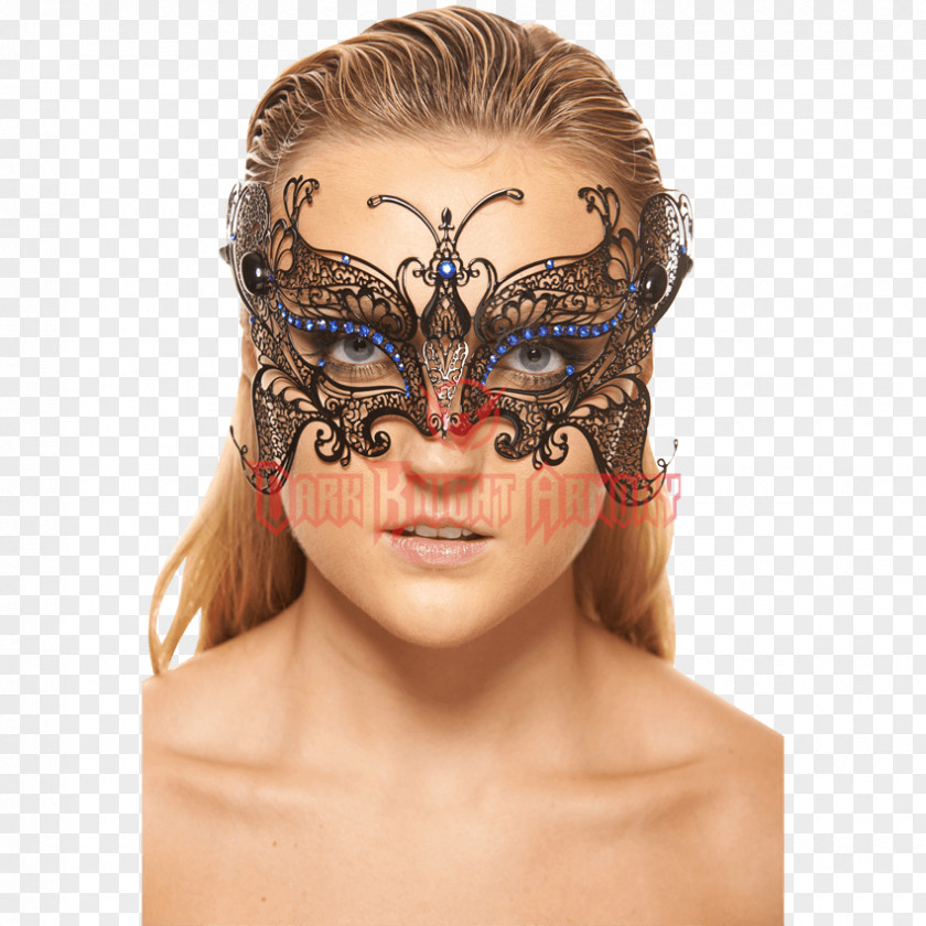 Mask Latex Butterfly Masquerade Ball Costume PNG