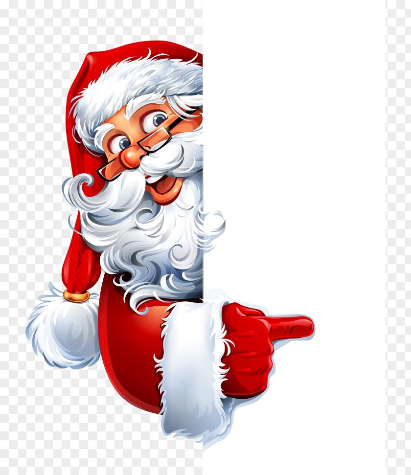 Vector Santa Claus Advertising Mrs. Christmas Letter From PNG