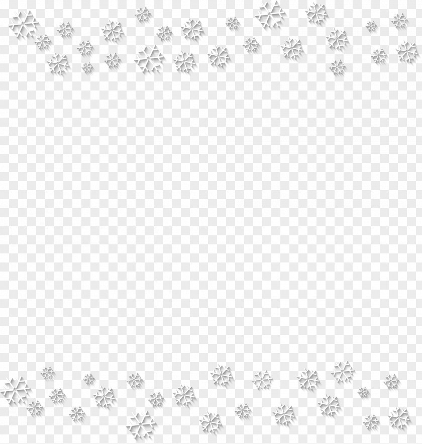 White Snowflake Frame Download PNG