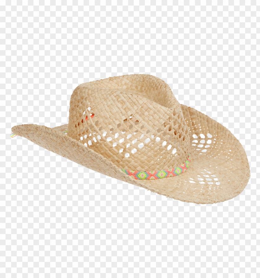 Cowboy Hat Orthodontic Headgear Beige PNG