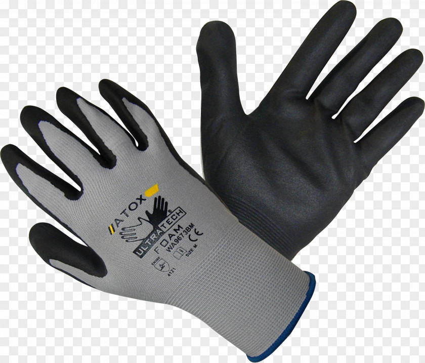 Foam Glove Nitrile Rubber Finger PNG