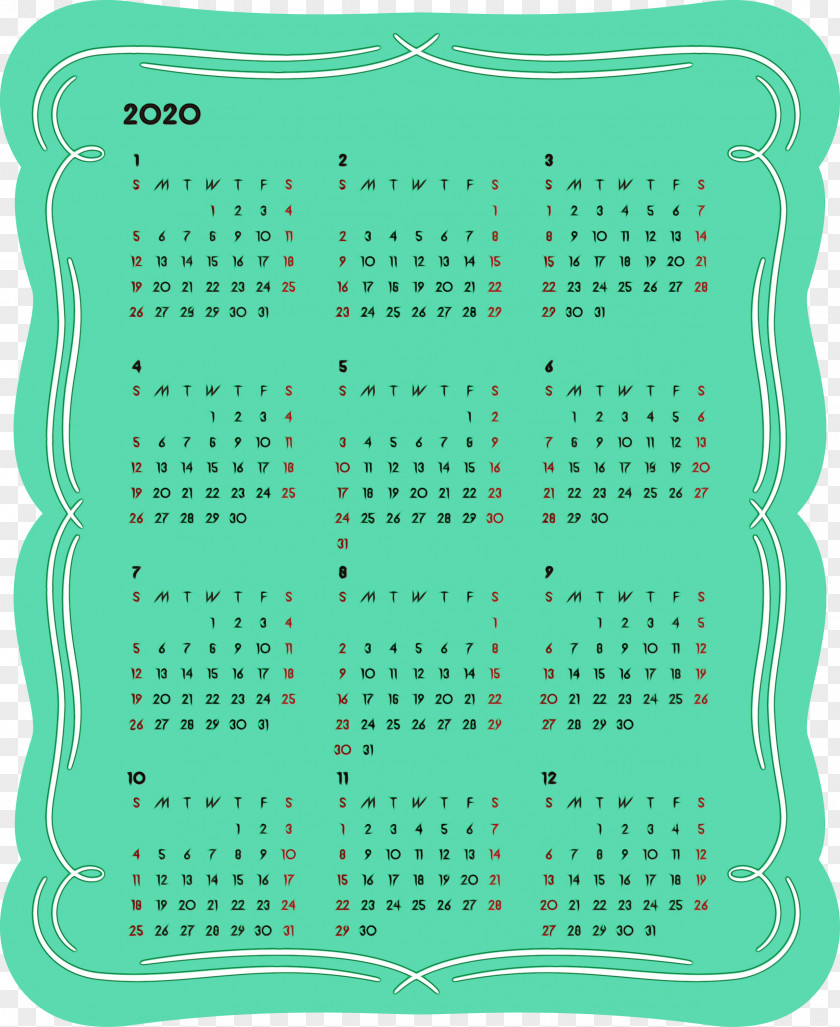 Green Teal Rectangle Pattern Square PNG