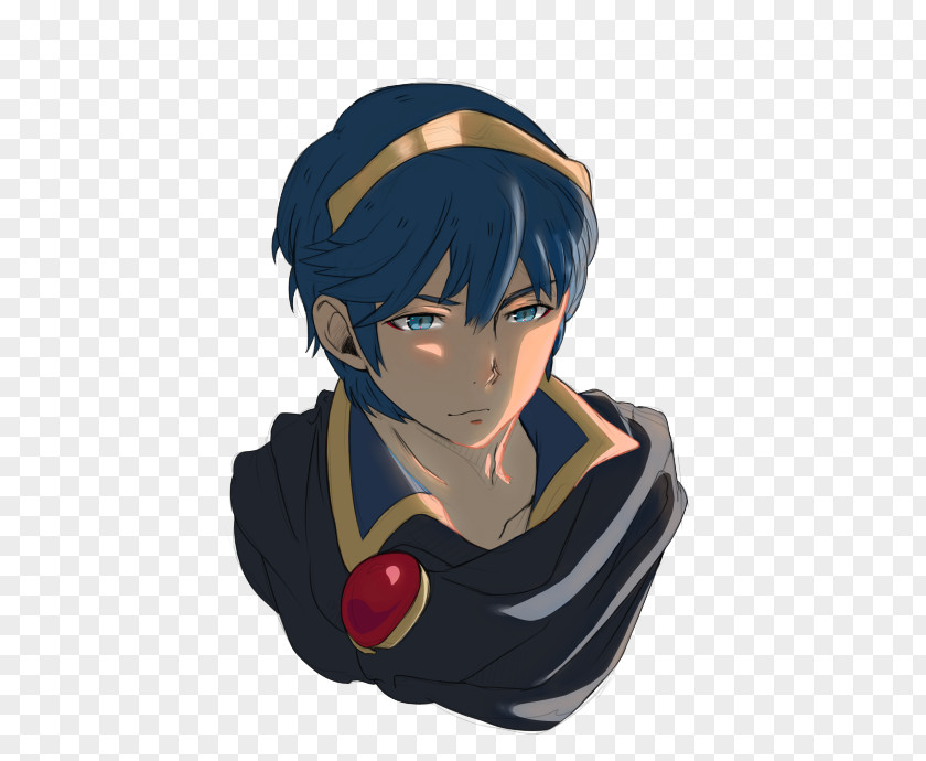 Marth Super Smash Flash 2 McLeodGaming Black Hair Toneeltoren PNG