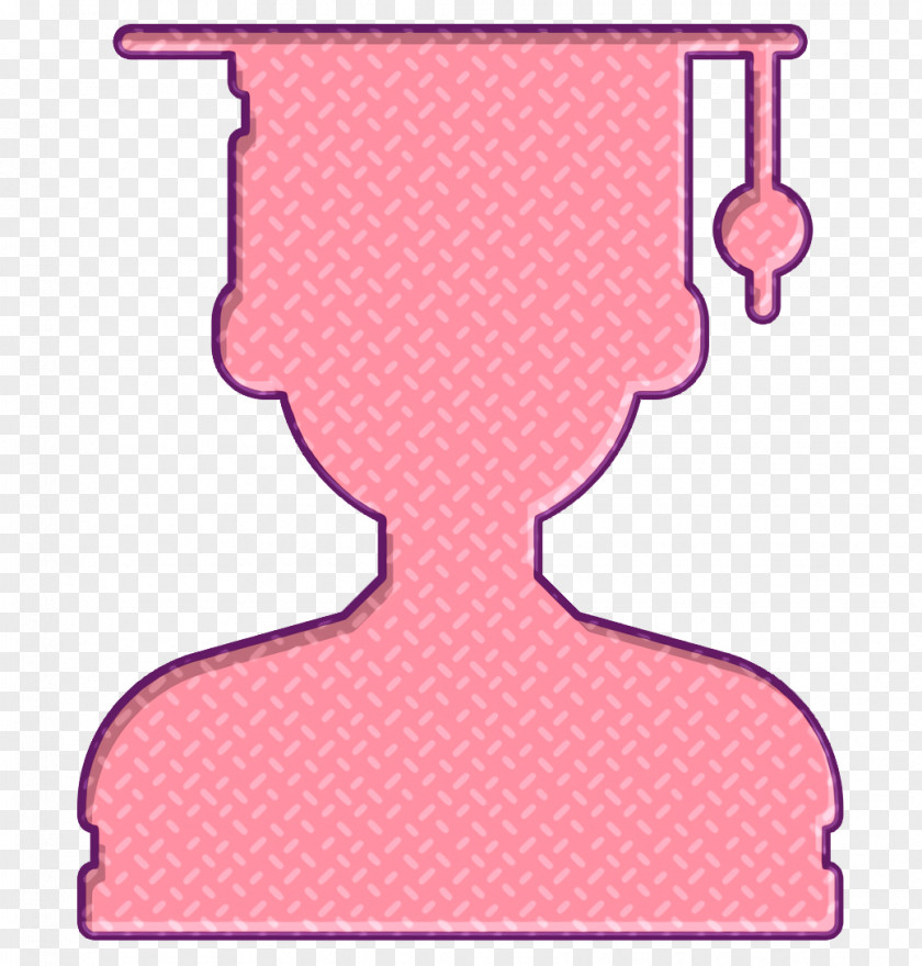 Pink Academy Icon Student PNG