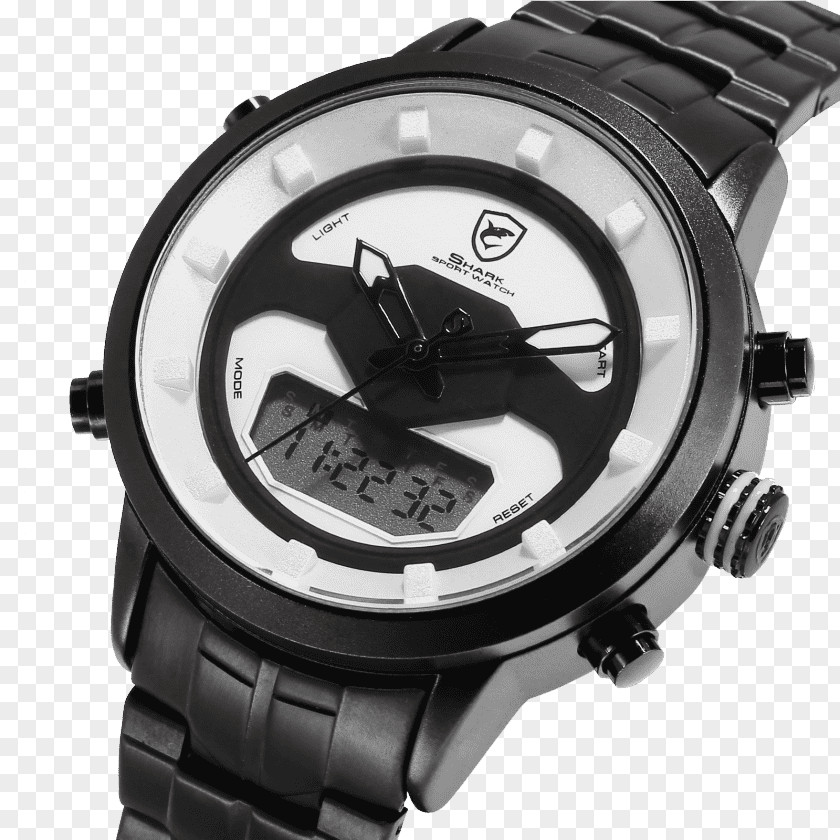 Watch SHARK Sport Stopwatch Quartz Clock PNG