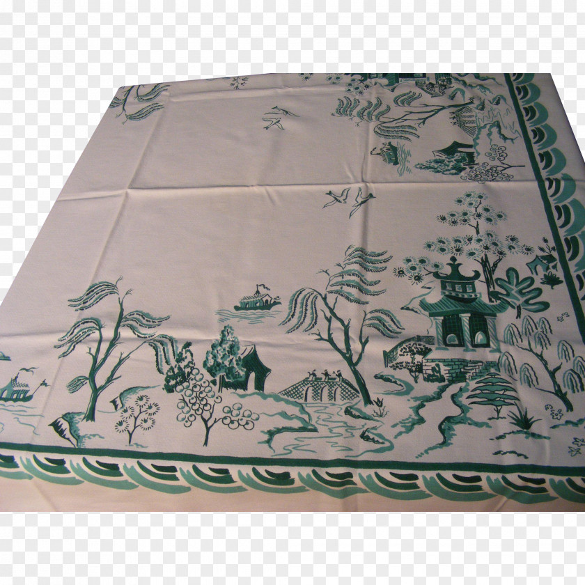 Willow Bark Place Mats Tablecloth Pattern Cotton PNG