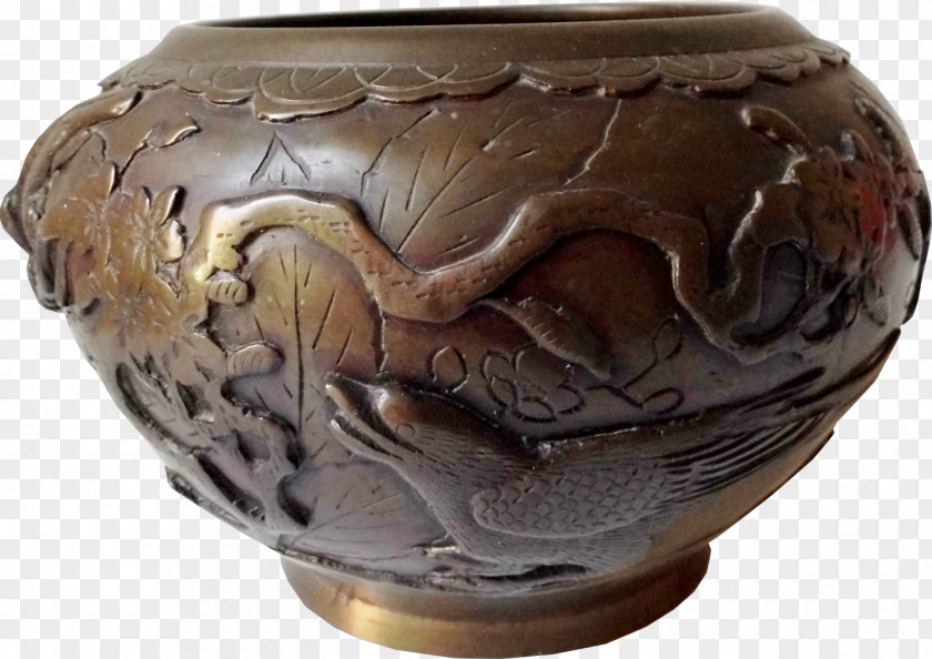 Bowl Bronze Ceramic PNG