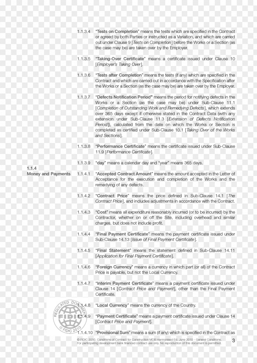 Certificate Of Participation Document Contract Architectural Engineering FIDIC Law PNG