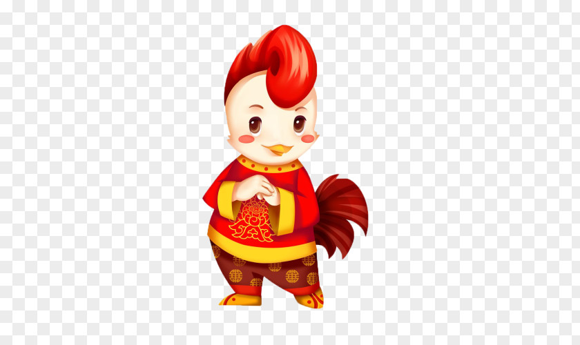 Chicken Chinese New Year Of The Fire Rooster Zodiac PNG