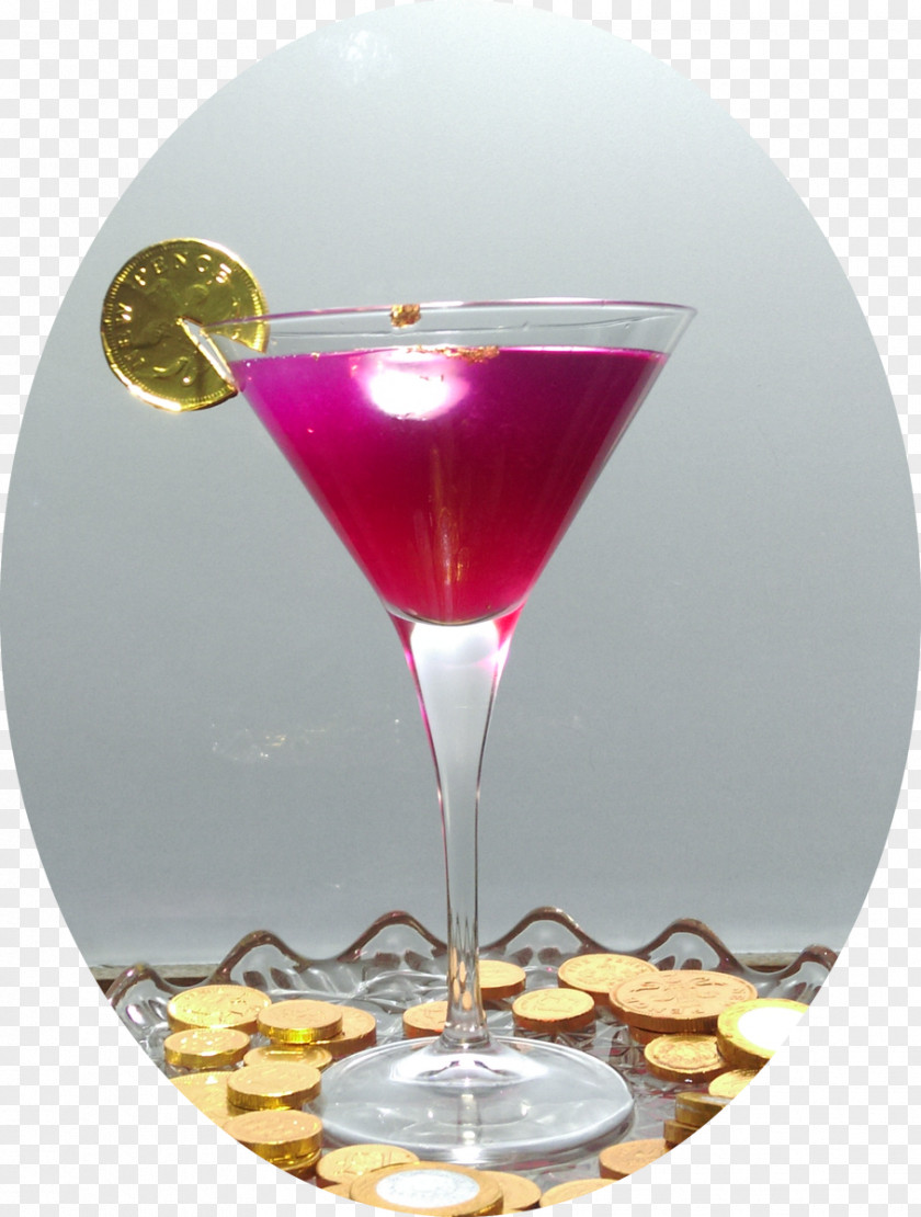 Cocktail Garnish Bacardi Pink Lady Martini PNG