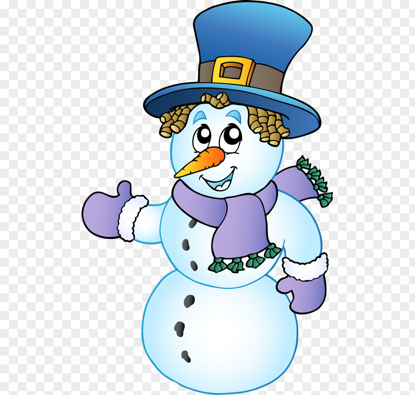 Friendly Snowman Cartoon Royalty-free Stock Photography PNG