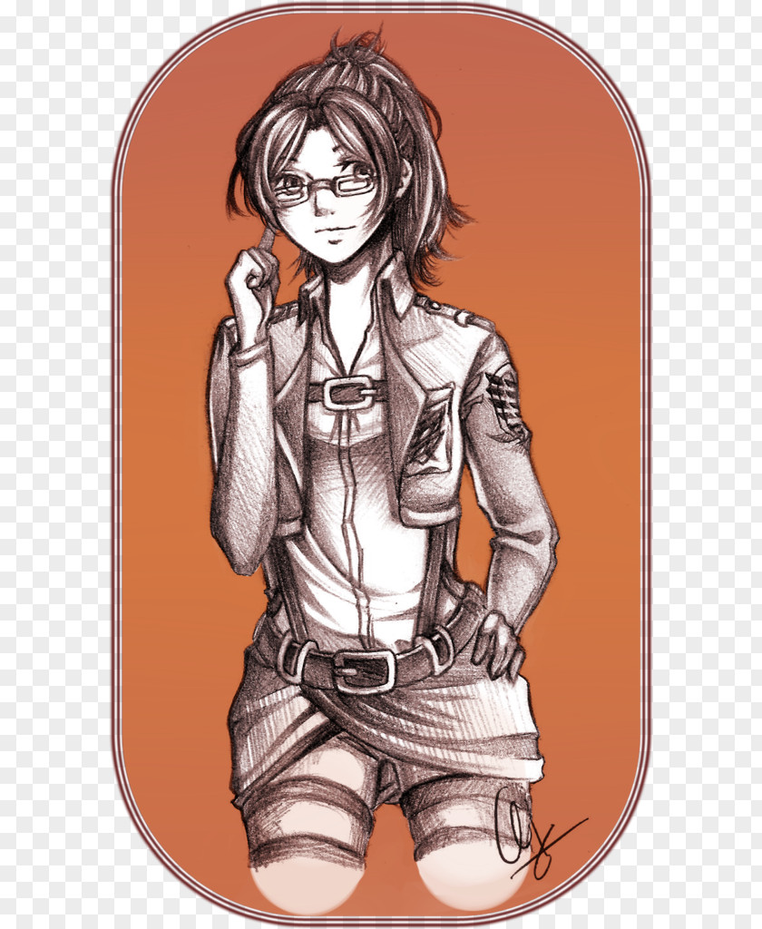 Hanji Sasha Braus Fan Art DeviantArt PNG