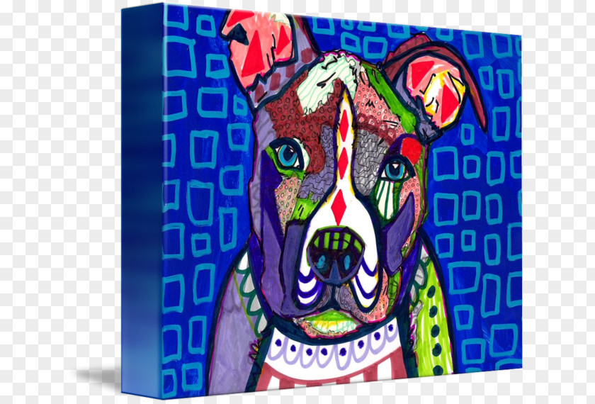 Pit Bull American Terrier Art Painting PNG