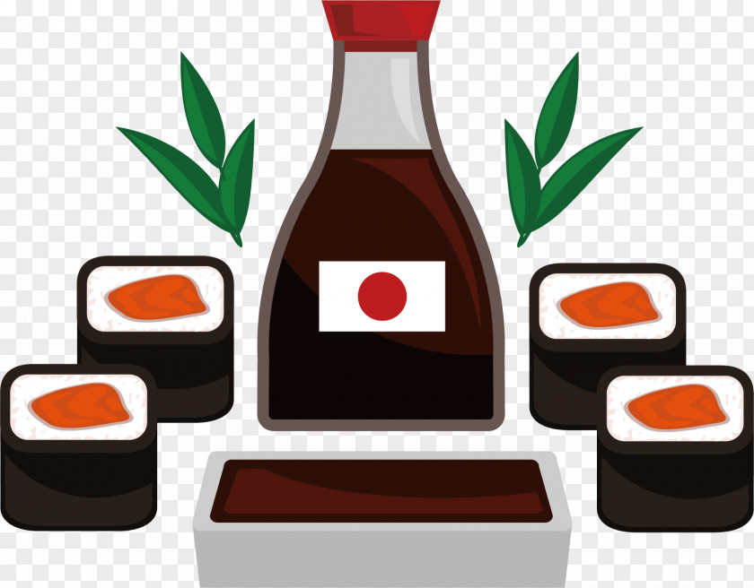 Cartoon Cooking Vector Sushi Japanese Cuisine Sashimi Asian PNG