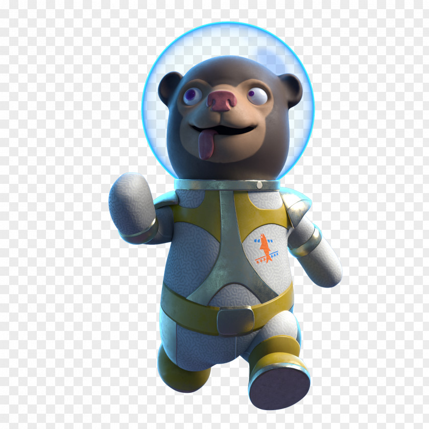 Chane Bear Astronaut Fortnite Nineteen Eighty-Four Figurine PNG